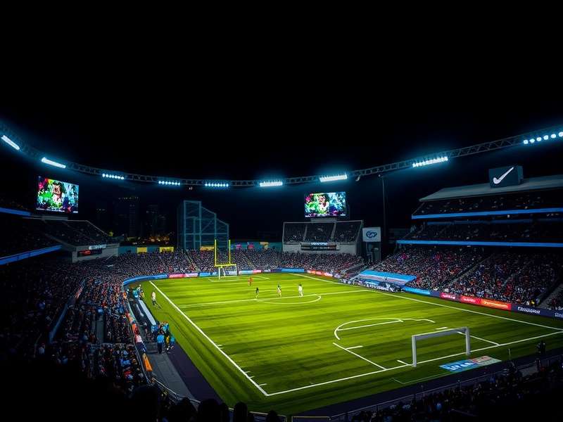 Intense gaming session with scoreboard and players competing