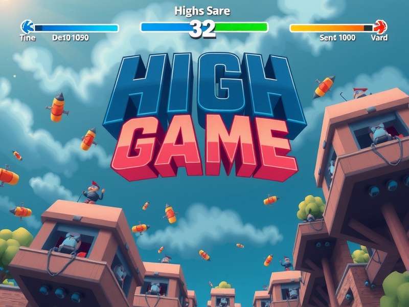 Global leaderboard display showing top players in an online high score game