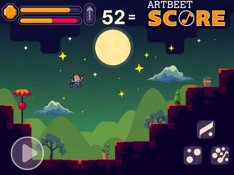 Gamer wearing headphones immersed in gameplay with musical notes visualization