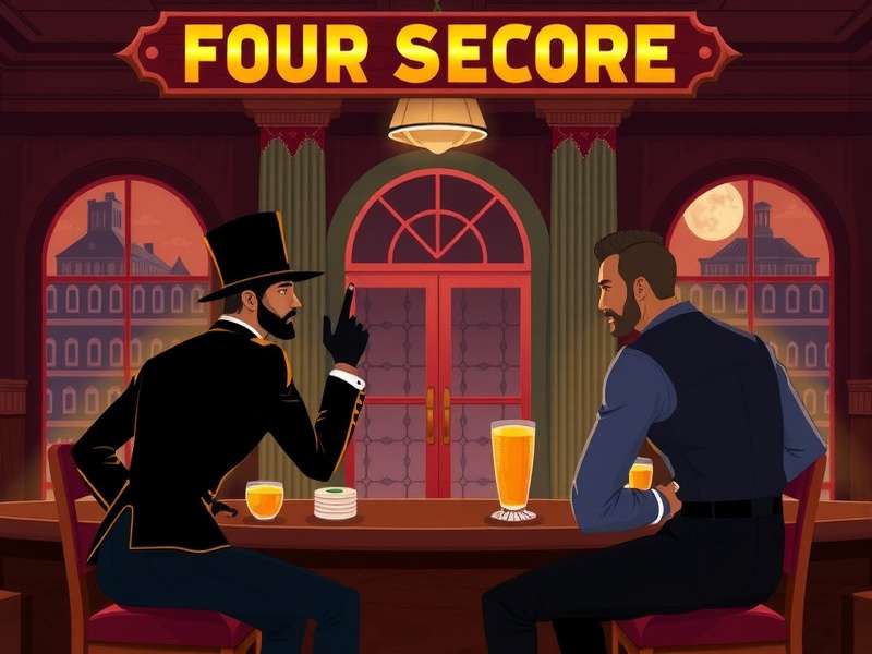Four Score Game interface showing high score combo