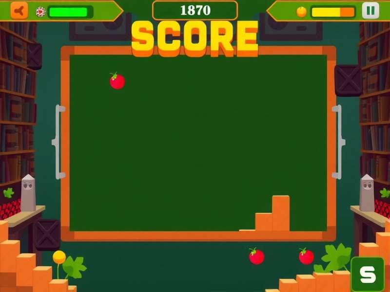 Scratch score game interface showing variables and scoring blocks