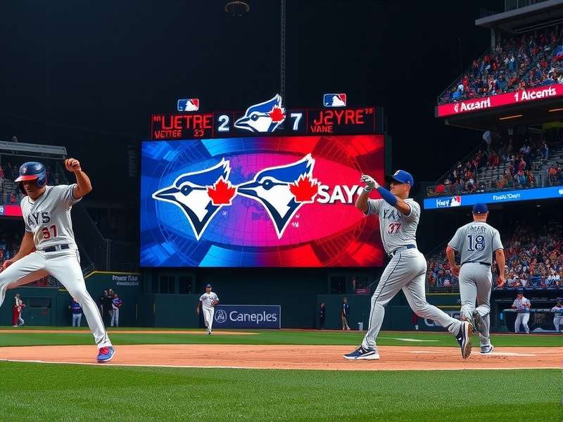 Screenshot of Score Game 7 Jays showing a batsman hitting a six