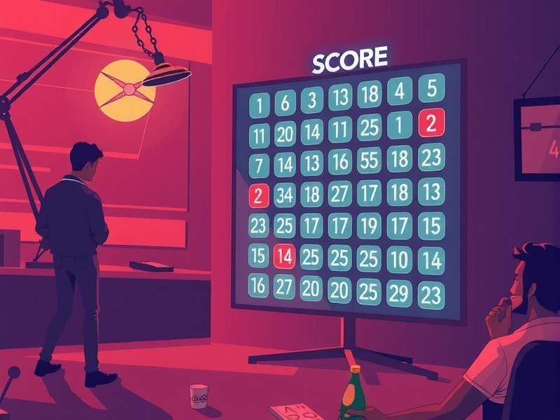 A dynamic collage showing a baseball scoreboard, a digital game leaderboard, and a live sports tracker