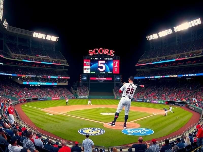 Intense moment during Score Game 5 World Series