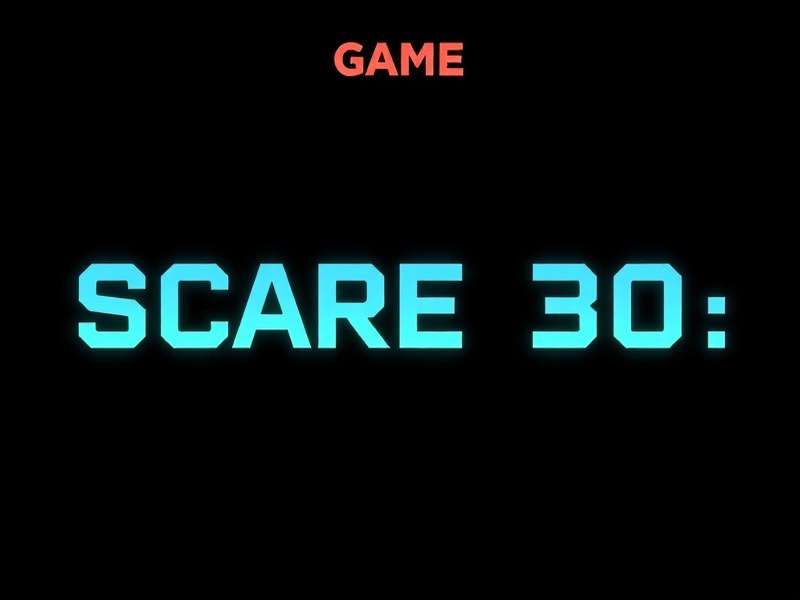 Scratch programming interface showing score game project