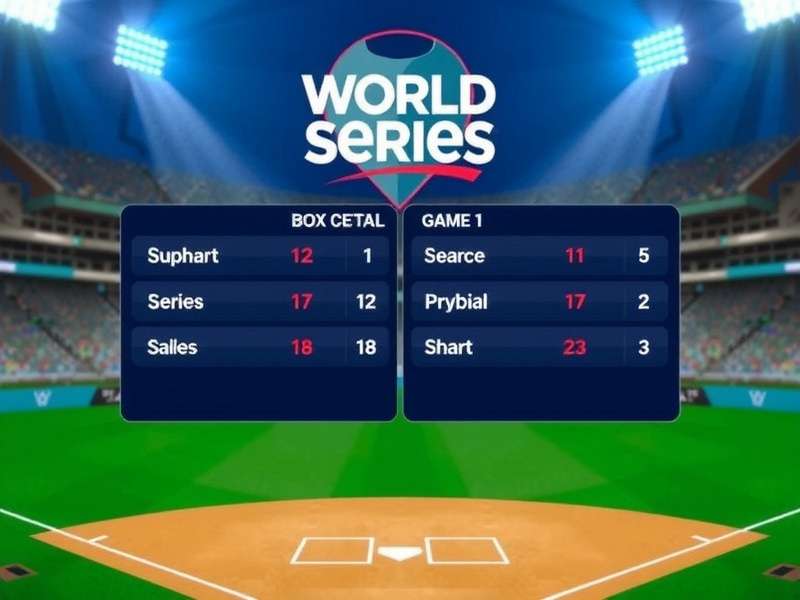 Detailed view of a baseball box score statistics on a tablet