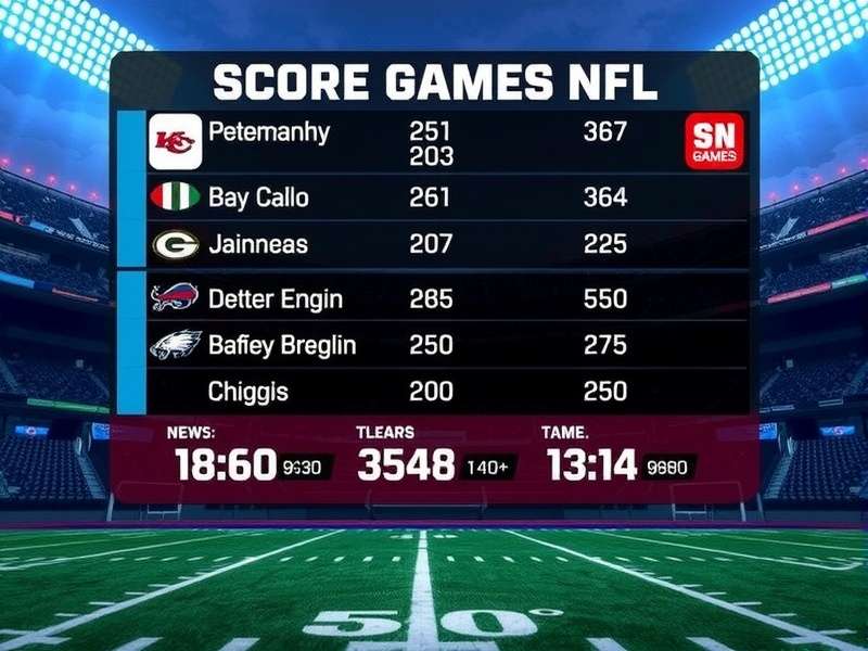 NFL quarterback passing for a touchdown in a close game