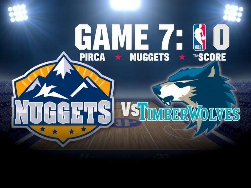 Intense moment from Game 7 between Nuggets and Timberwolves