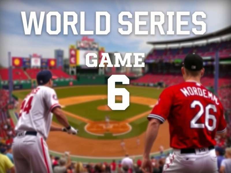 Dramatic baseball game moment during World Series 2025 Game 6