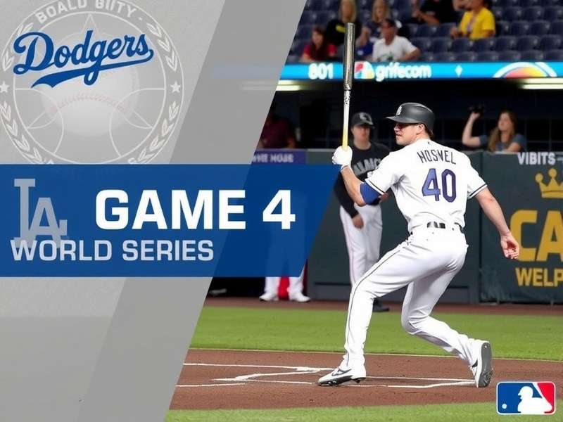 Dodgers players celebrating after scoring in Game 4 of the World Series