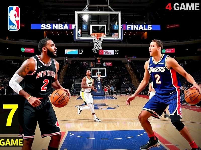 Basketball player taking a crucial shot in a packed stadium during a finals game