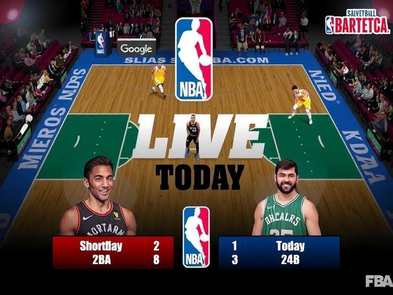 Football stadium with scoreboard