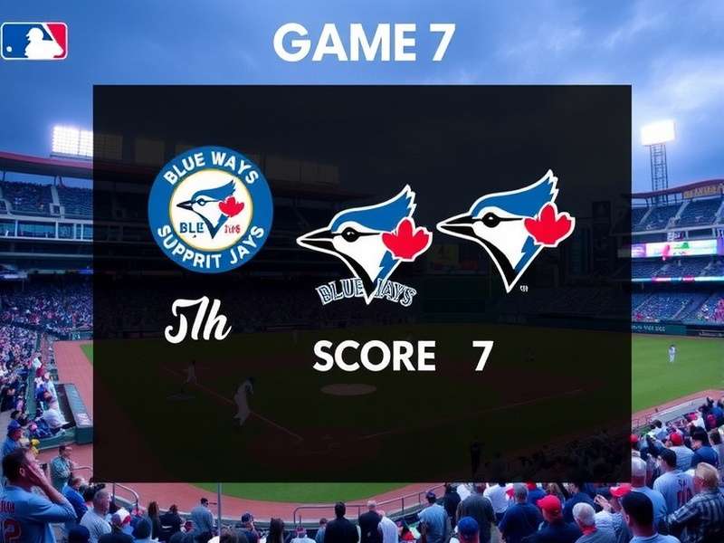 Toronto Blue Jays player sliding into base during a critical Game 7 moment