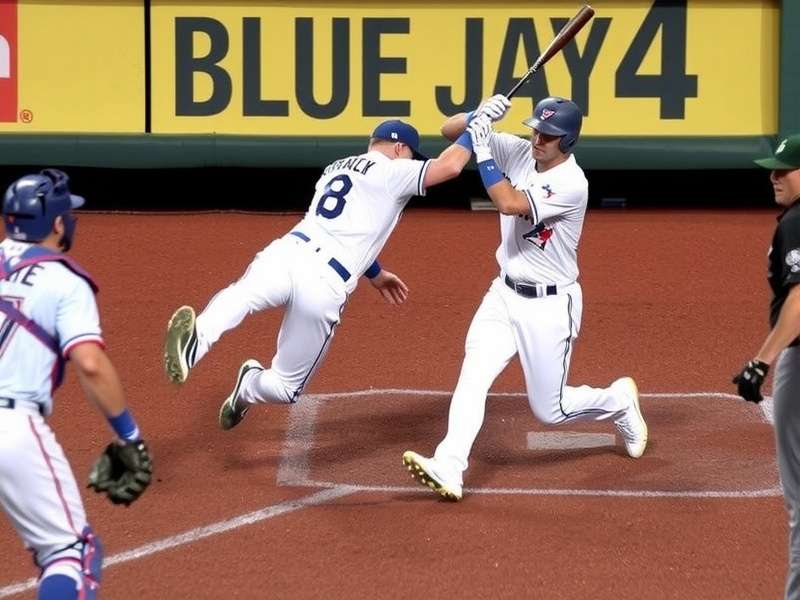 Toronto Blue Jays players celebrating their Game 7 victory on the field