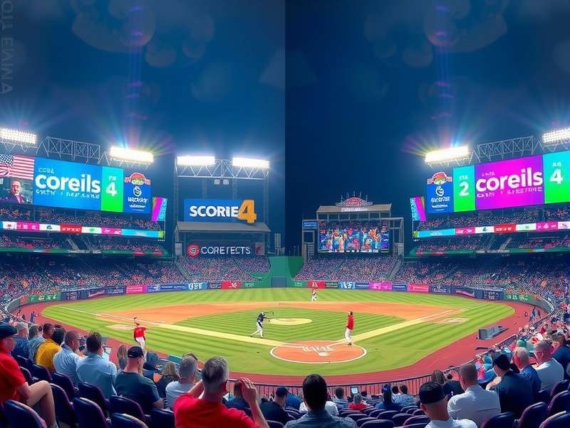 Dramatic moment from Score Game 4 World Series 2025 showing a pitcher delivering a crucial strike