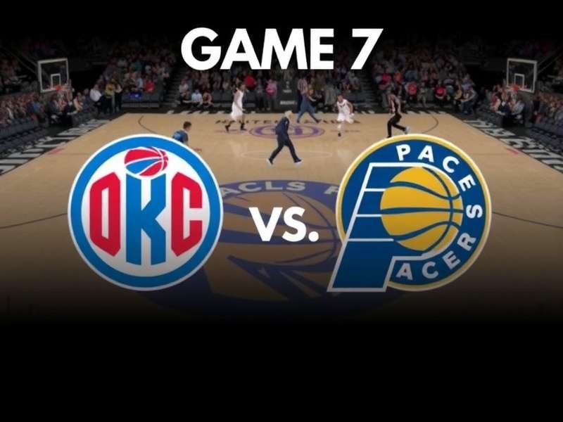 Oklahoma City Thunder and Indiana Pacers facing off in a dramatic Game 7 playoff battle at Paycom Center