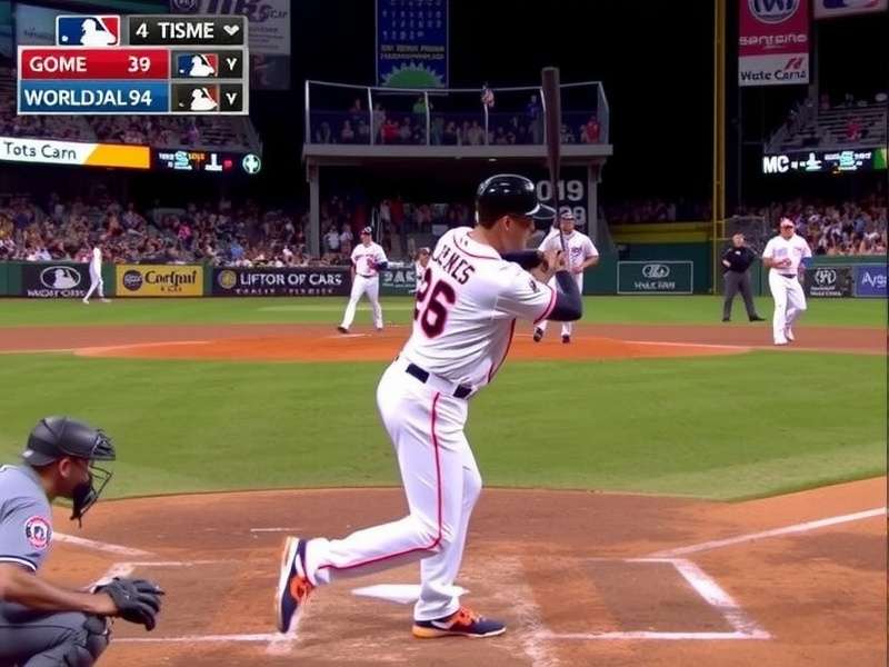 Score Game One World Series 2025 championship trophy and stadium atmosphere